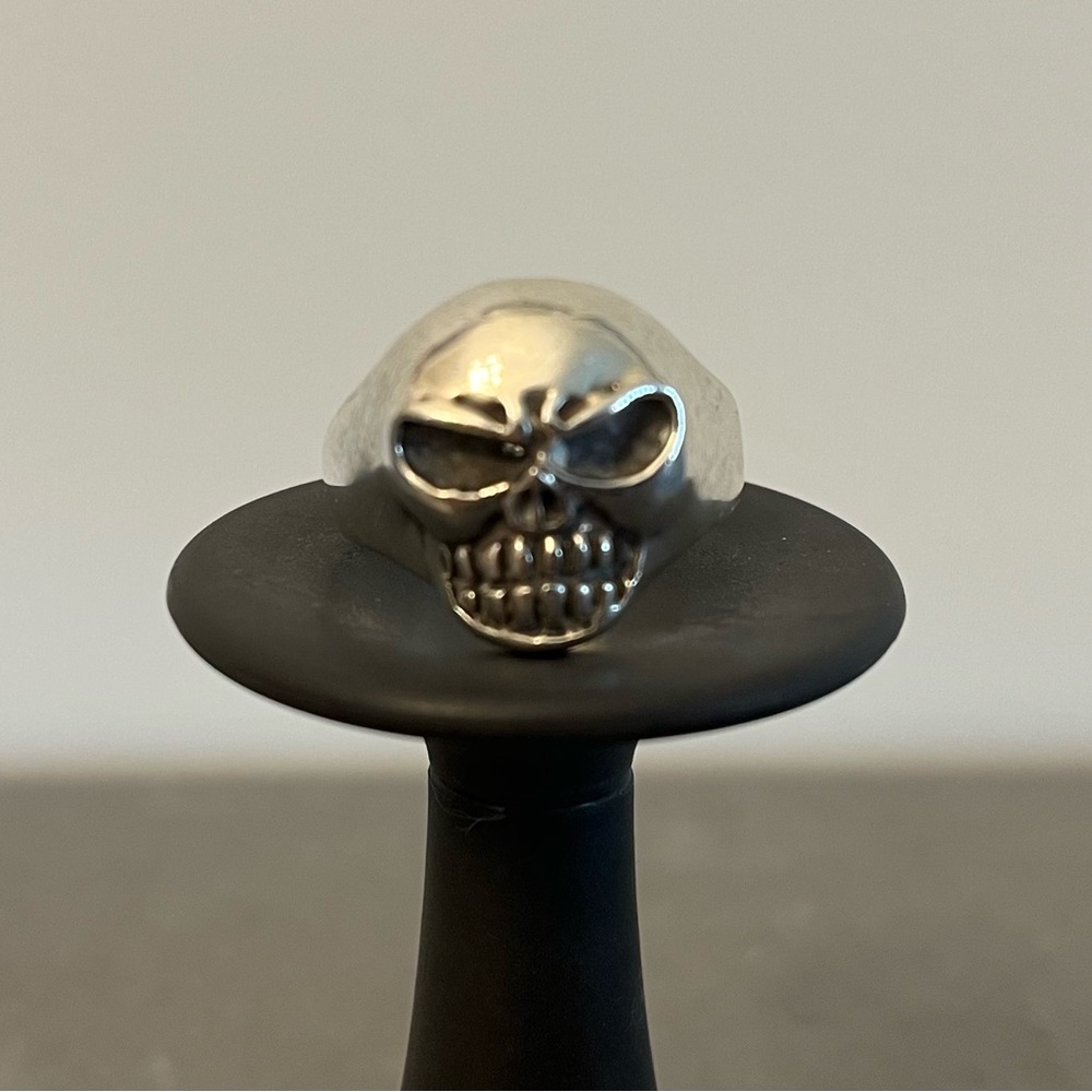 Silver Skull Ring